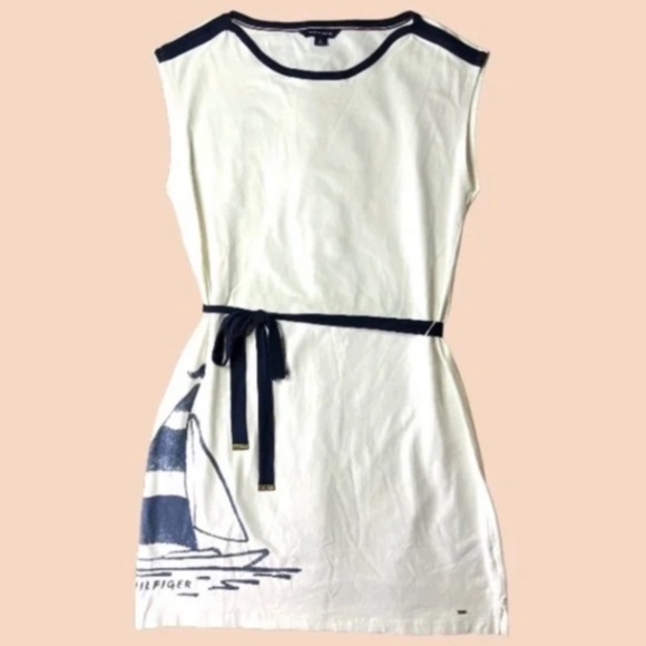 Tommy Hilfiger Shift Dress Adjustable Belt - Picture 7 of 9